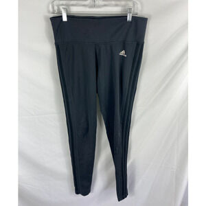 Adidas Climalite Three Stripe Athletic Legging Large